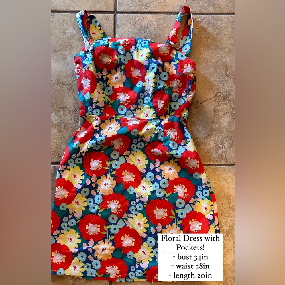 Floral Spring Dress Handmade